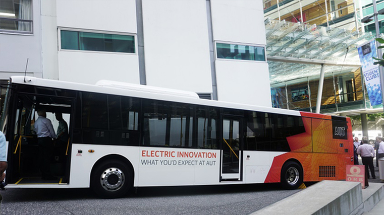 New Zealand's first electric bus