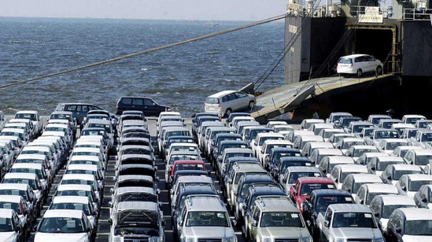 Value of imported vehicles drops