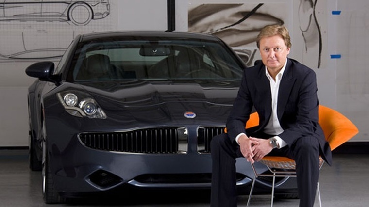 Pioneer Fisker resumes electric car race
