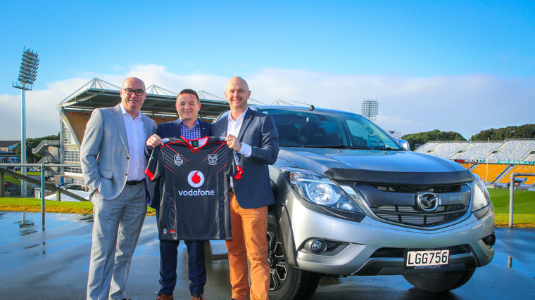 Mazda joins Vodafone Warriors