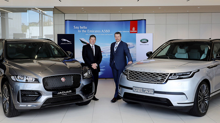 Jaguar Land Rover and Emirates join forces