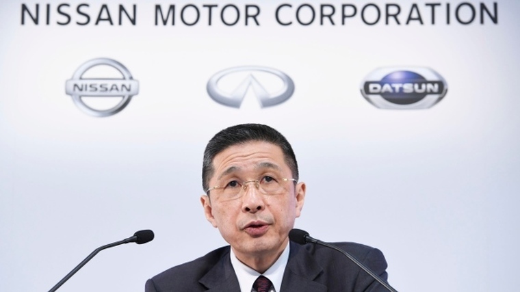 Nissan CEO bows to pressure