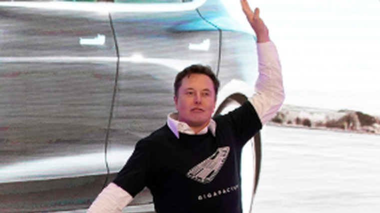 Musk breaks out into dad-dance moment