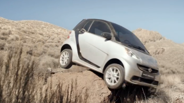 City car fails in off-road adventures