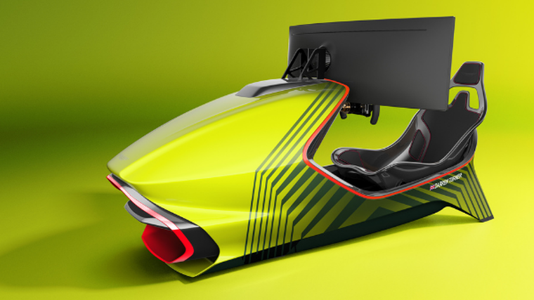 Aston Martin unveils racing simulator