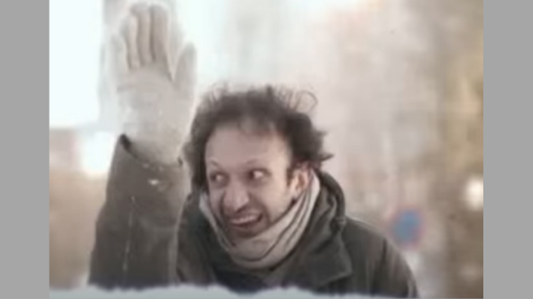 Driver’s icy indignity