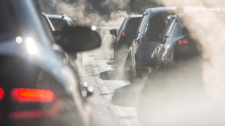 Transport emissions plunge