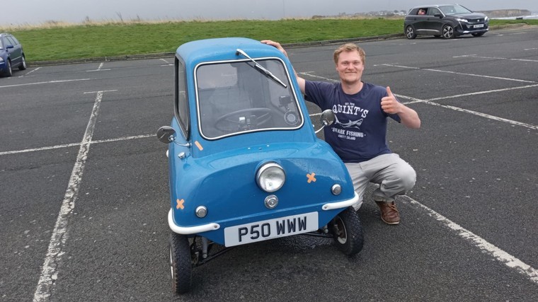 World’s tiniest car makes big impression