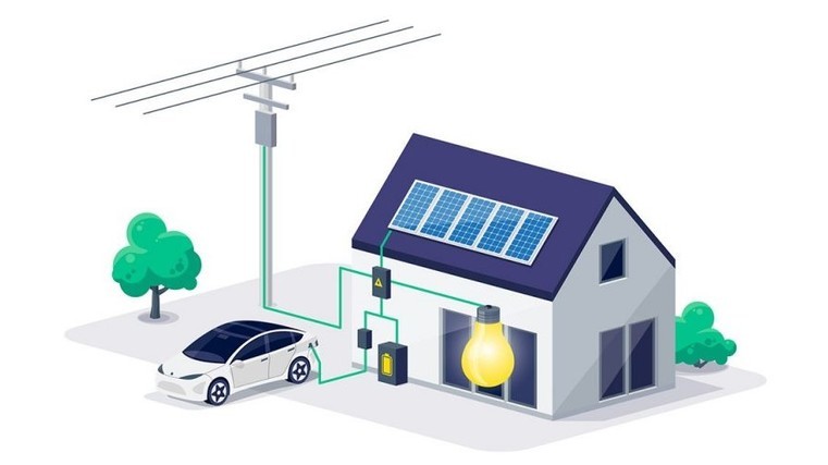 Solar panel boost for EVs