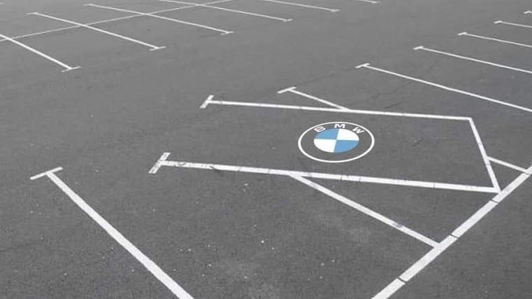 Dream parking spot for BMWs