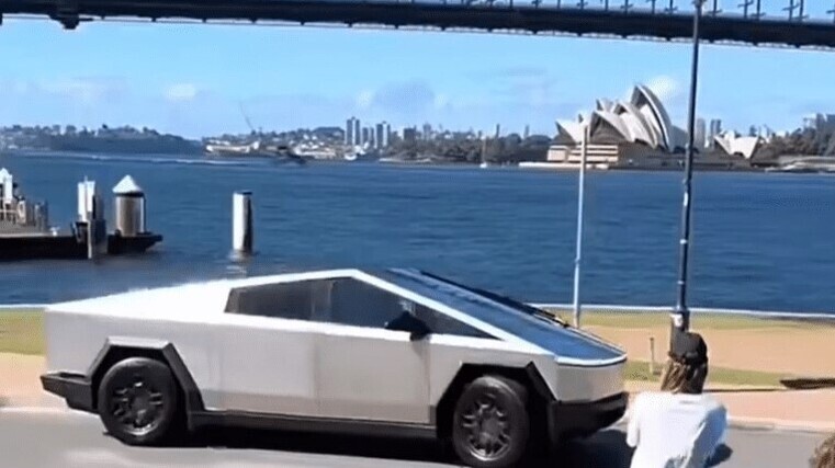 Cybertruck comes down under