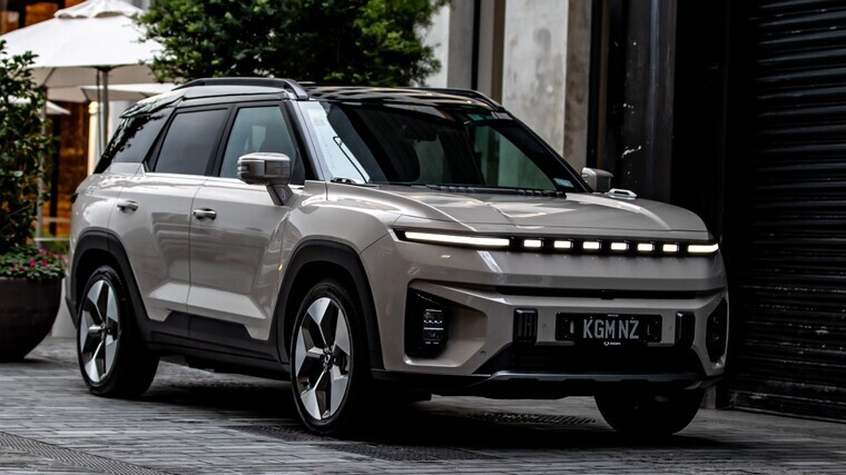 Electric SUV on show