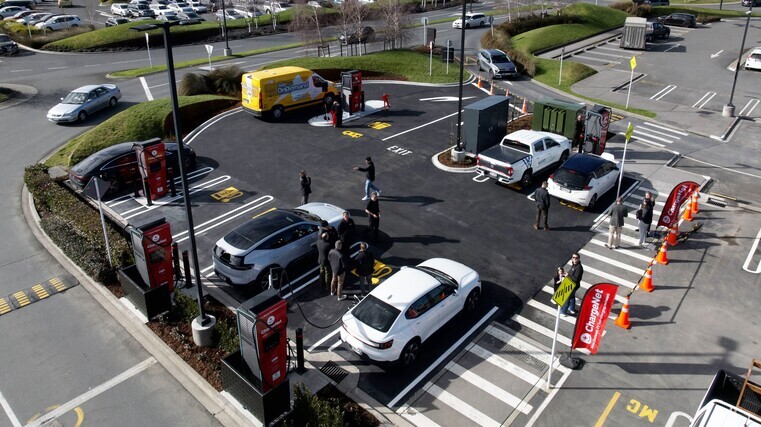 ‘Biggest’ EV charging hub opens