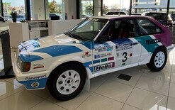 Millen’s winning car on display