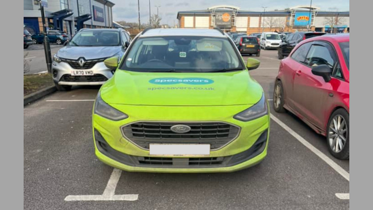Specsavers car in parking fail