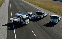 Light trucks tested for safety
