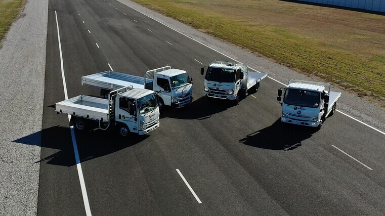 Light trucks tested for safety