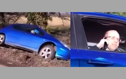 ‘You can’t park there, sir’