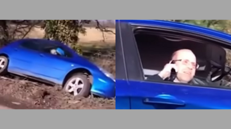 ‘You can’t park there, sir’