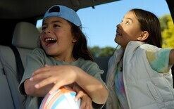 Kids pick snacks over car