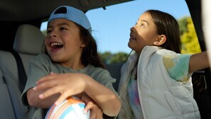 Kids pick snacks over car