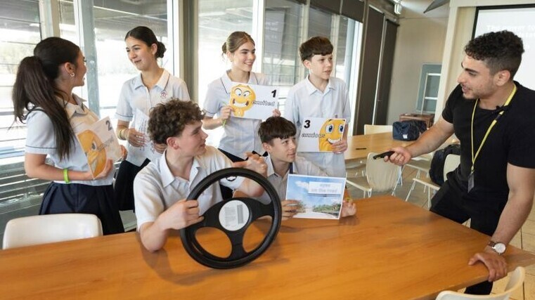Students’ road-safety boost