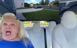 Self-driving car scares gran