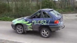 Pals create quirky compact car