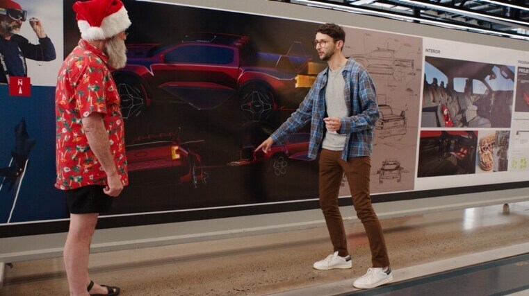 Bespoke ute for Santa