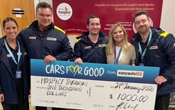 Car company backs hospice