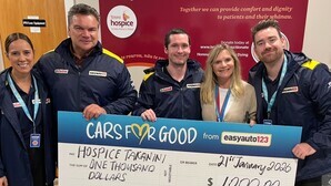 Car company backs hospice