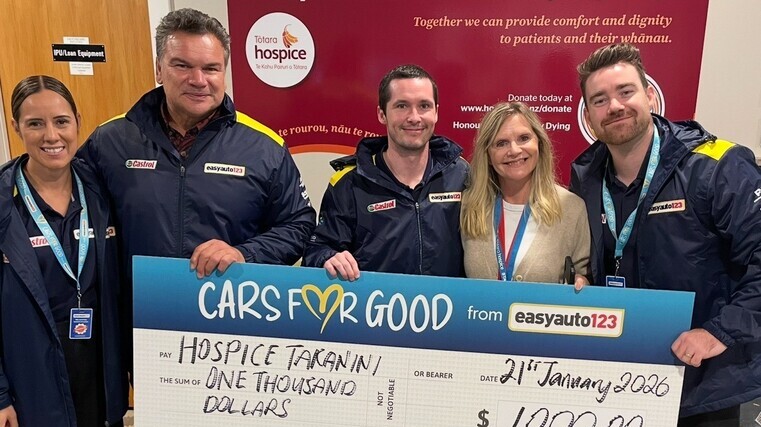 Car company backs hospice