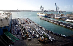 Vehicle imports boost port