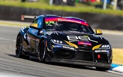 Historic moment for racer