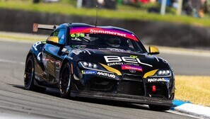 Historic moment for racer