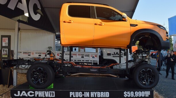 PHEV ute at Fieldays